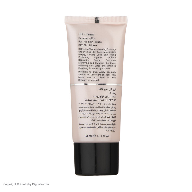 دی دی کرم رنگی لافارر SPF30 مدل 06 مناسب انواع پوست حجم 33 میلی لیتر