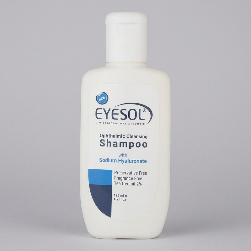 شامپو شستوشوی پلک و مژه آیسول مدل Ophthalmic حجم 125 میلیلیتر