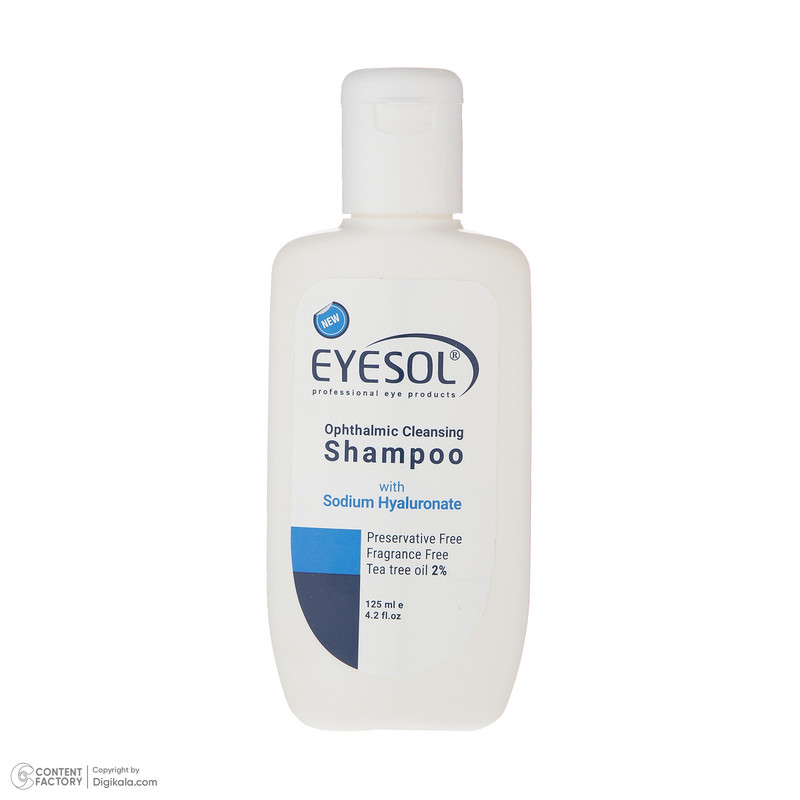 شامپو شستوشوی پلک و مژه آیسول مدل Ophthalmic حجم 125 میلیلیتر