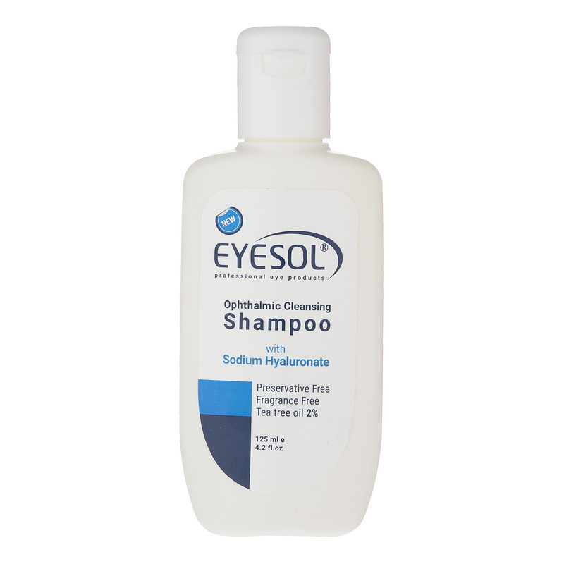 شامپو شستوشوی پلک و مژه آیسول مدل Ophthalmic حجم 125 میلیلیتر