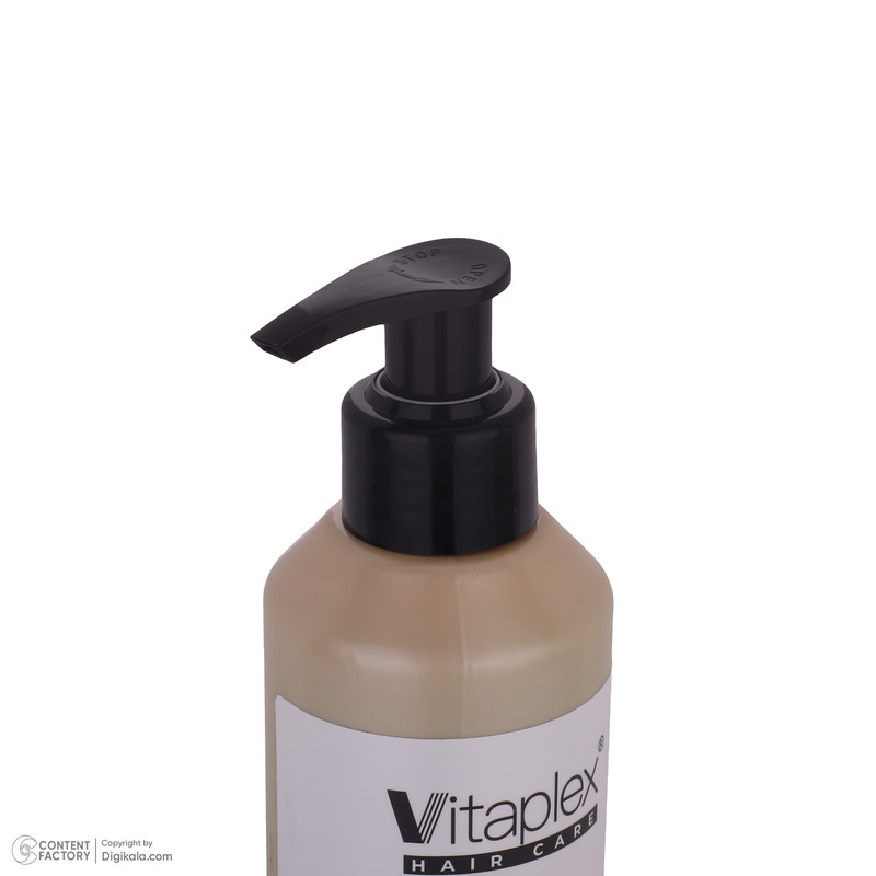 شامپو تثبیت کننده رنگ مو ویتاپلکس مدل Bleach Care 01 با حجم 200 میلیلیتر، مناسب موهای رنگ شده و آسیب دیده، ضد زردی، براق کننده، سازگار با پوست سر معمولی و چرب