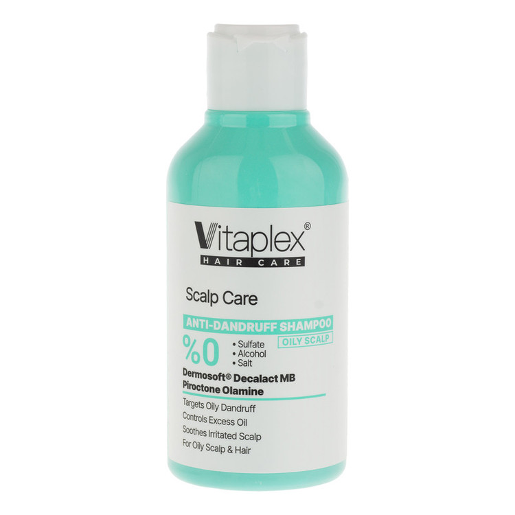 شامپو مو ویتاپلکس مدل Scalp Care ضد شوره، کنترل چربی و ضد خارش مناسب موهای چرب حجم 250 میلیلیتر
