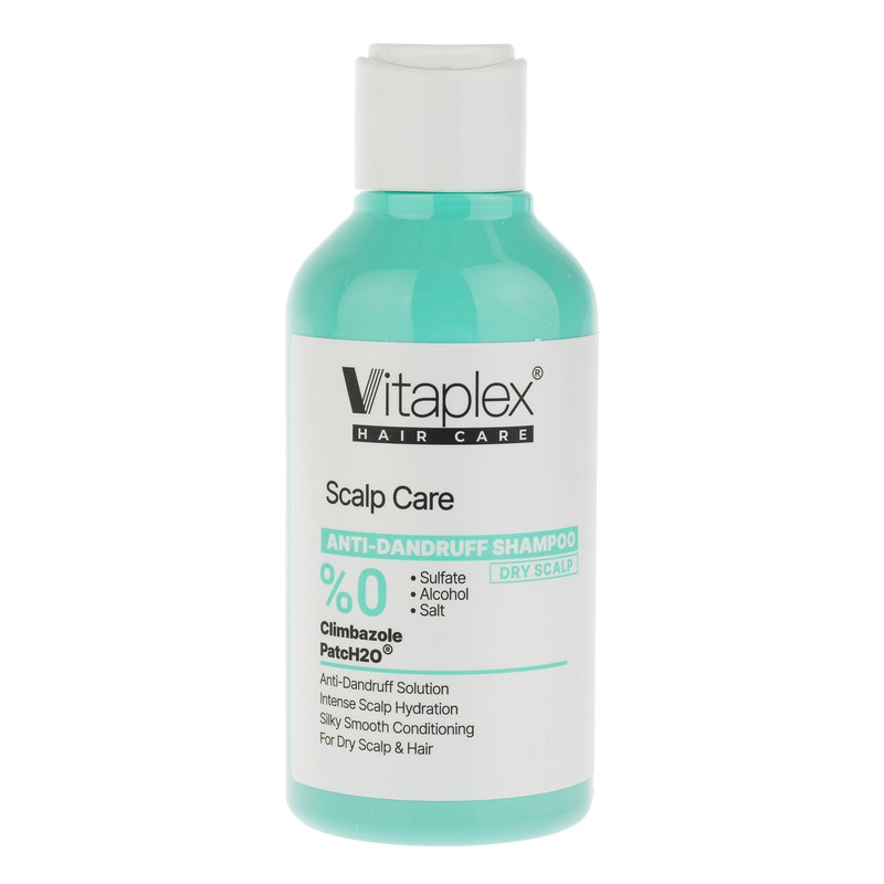 شامپو مو ضد شوره ویتاپلکس مدل Scalp Care مناسب موهای خشک، ضد خارش، تقویتکننده، محافظت کامل پوست سر، حجم 250 میلیلیتر