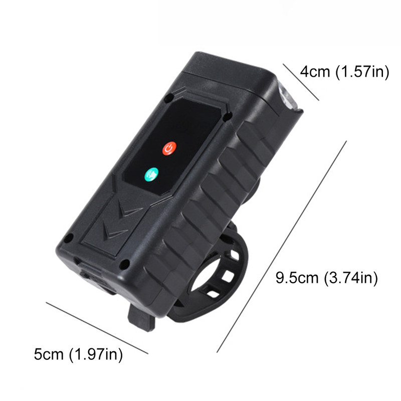 چراغ جلوی دوچرخه مدل دیجیتال کد HY-7518