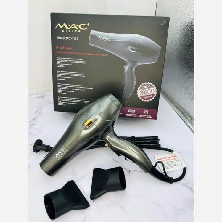 سشوار حرفه ای 3400 وات مک استایلر MC-1112