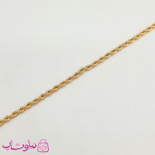 زنجیر طنابی ژوپینگ طول 45 سانت عرض 4 میل کد 9451