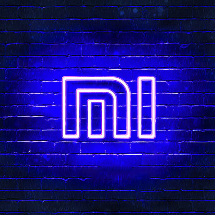 چراغ نئون طرح xiaomi