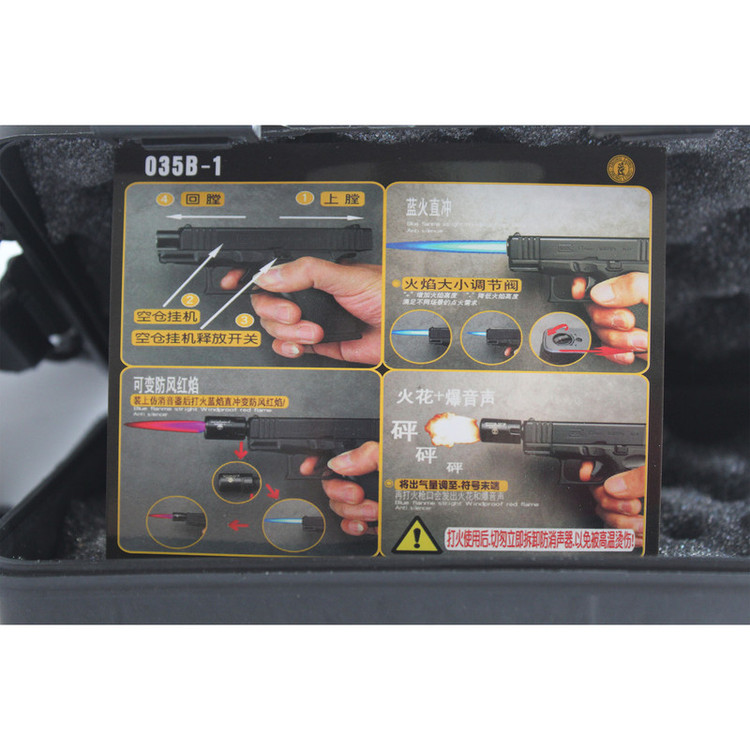فندک ژونگ لانگ طرح تفنگ برتا کد DKD-1127