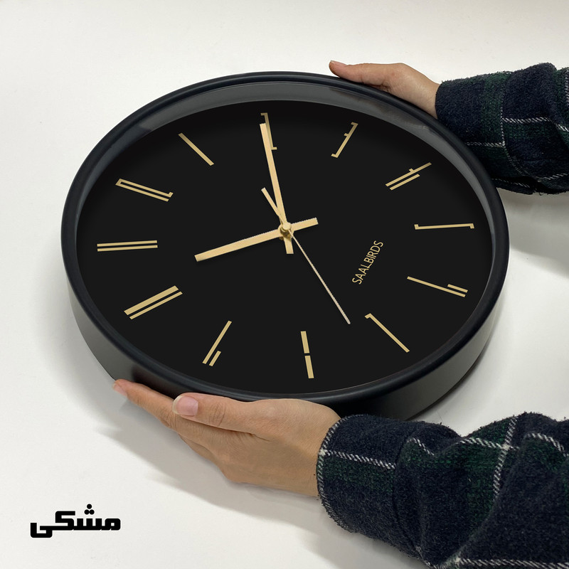ساعت دیواری کوارتز سال بردز طرح مینیمال مدل CW-935TL