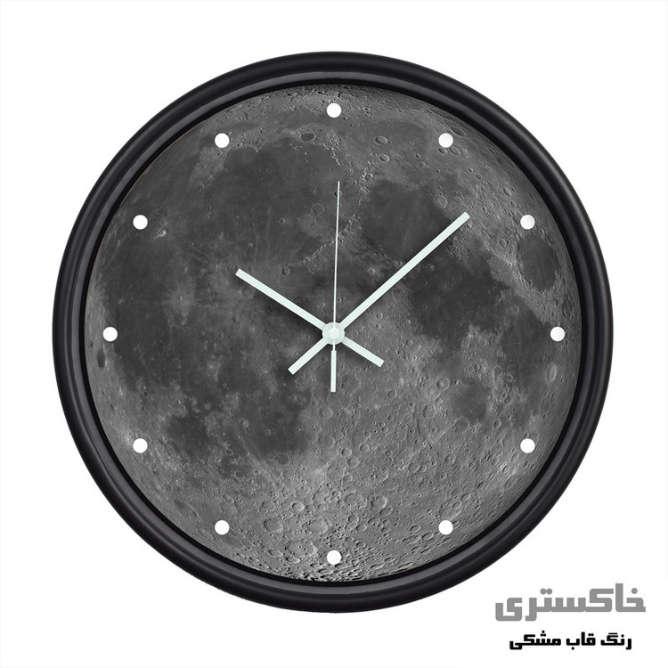 ساعت دیواری سال بردز طرح ماه نقطه دار مدل CW-Moon Point