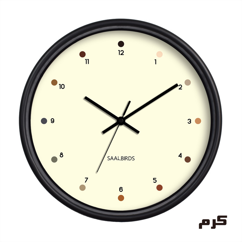 ساعت دیواری سال بردز طرح مینیمال مدل CW-469