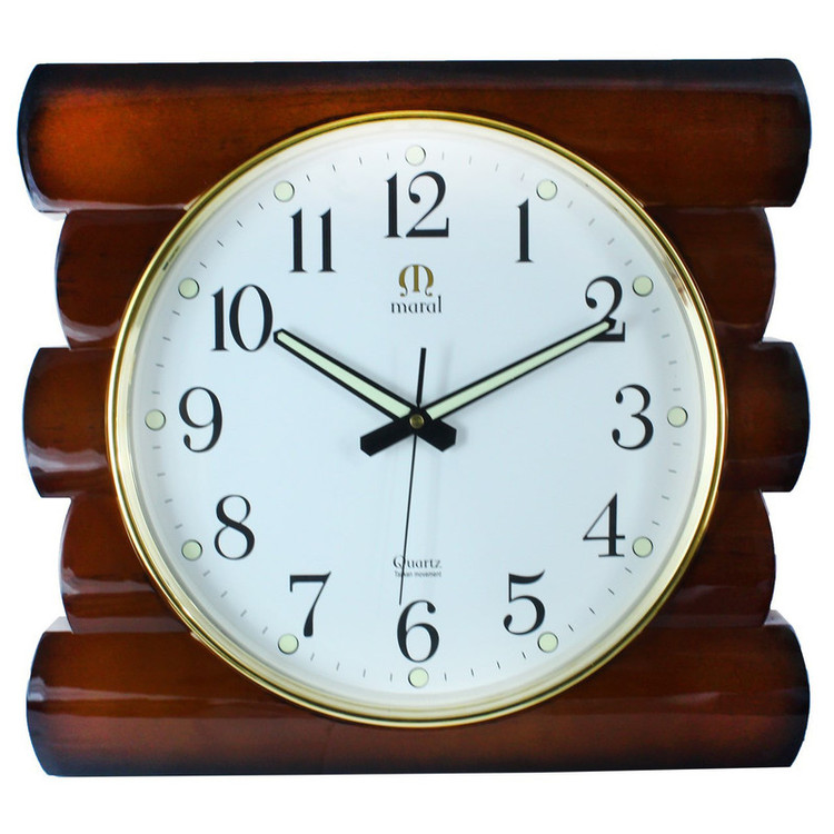 ساعت دیواری مارال طرح Woodsticks سایز 40*40