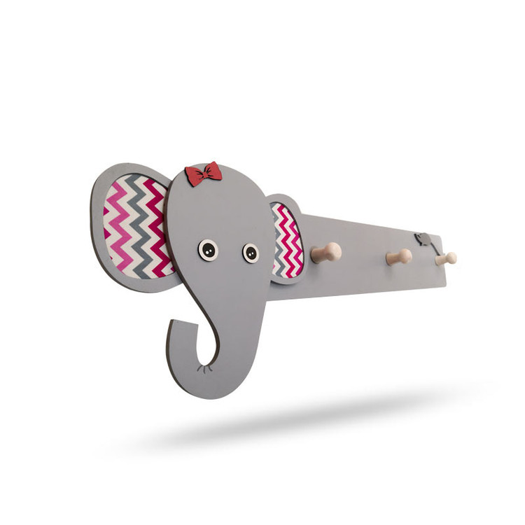 آویز لباس کودک طرح فیل مدل MKids58-A