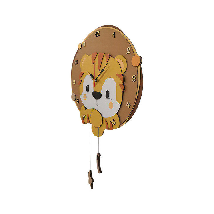 ساعت دیواری کودک طرح ببری مدل MKids71-B
