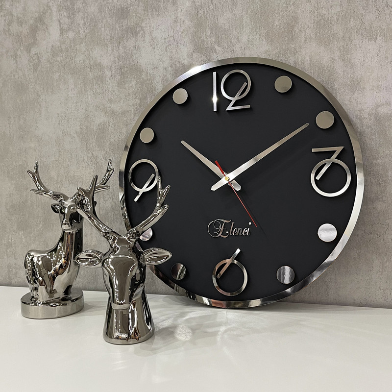 ساعت دیواری اِلِنسی مدل SD-025 بسته 2 عددی