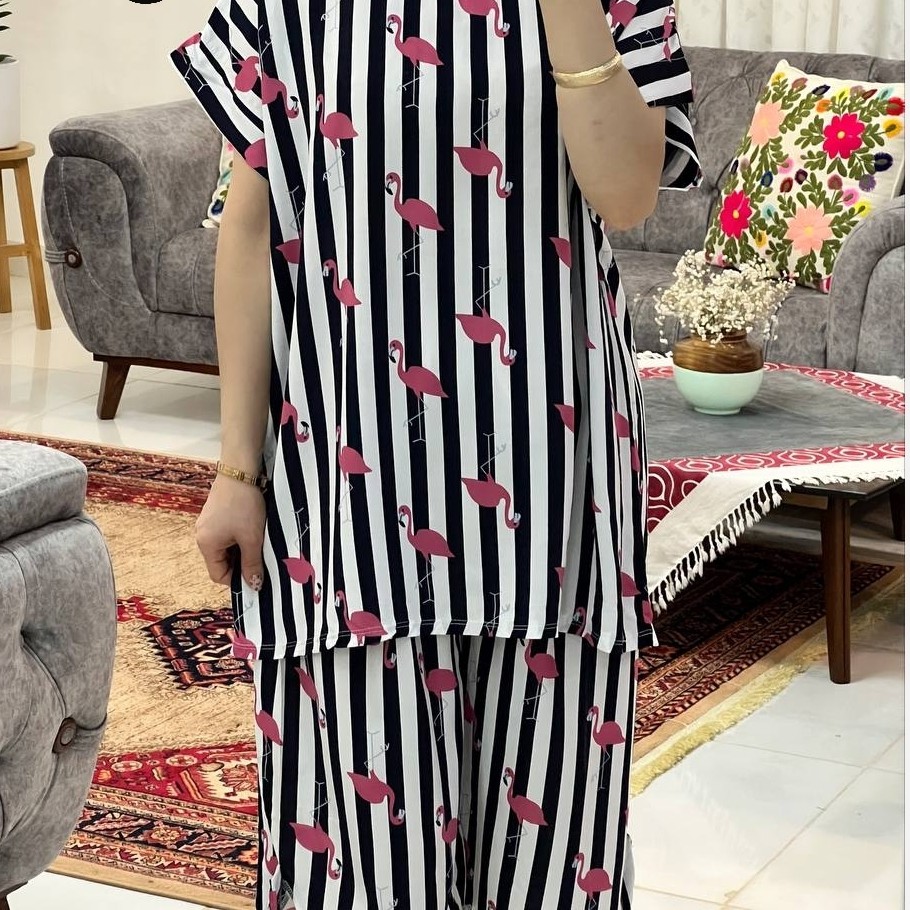 تاپ شلوارک نخی زنانه تاپ و شلوارک نخی سایزبزرگ