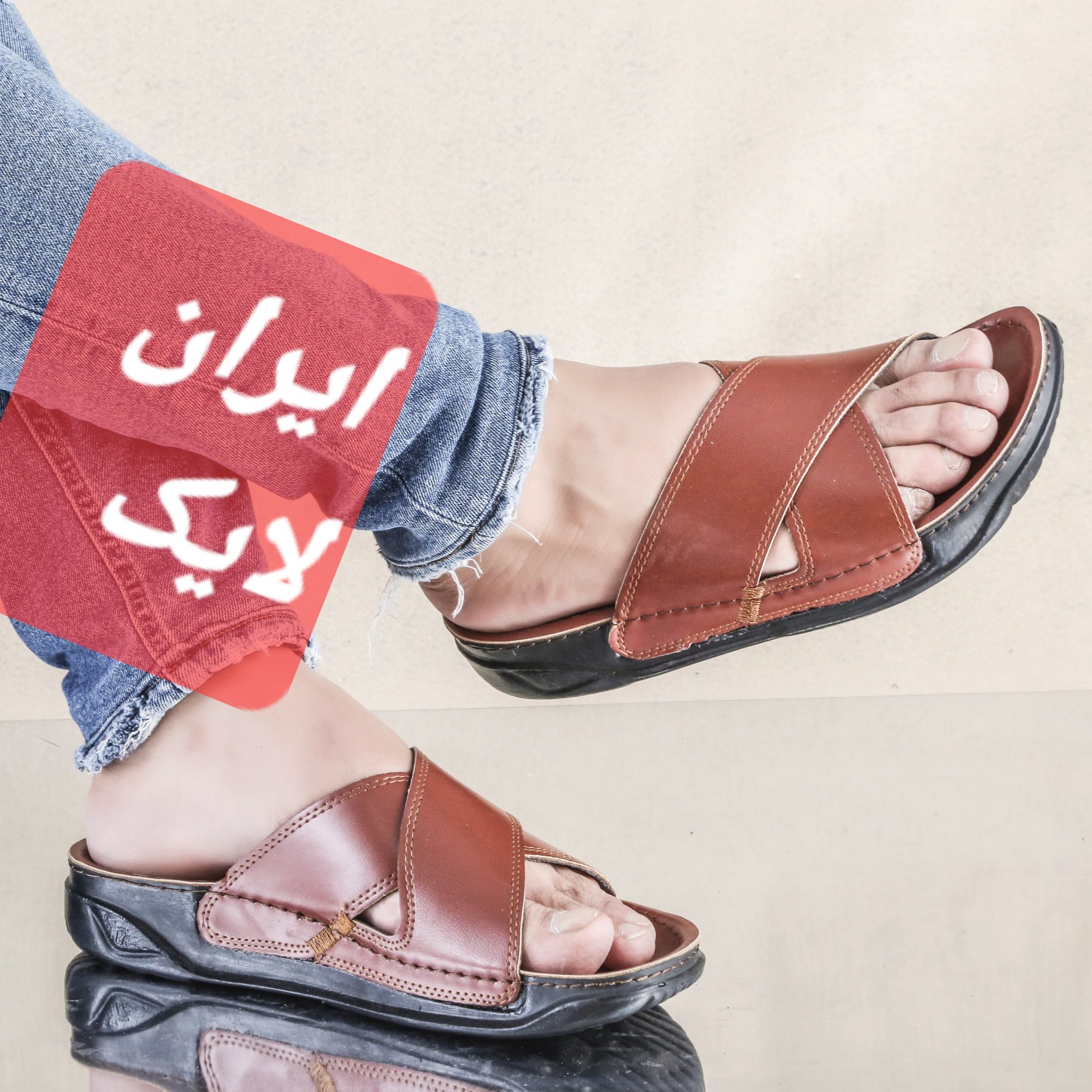 صندل طبی مردانه مارک نسیم لژدار سایز40تا45 صندل مردانه چرم صنعتی نسیم رنگ قهوه ای