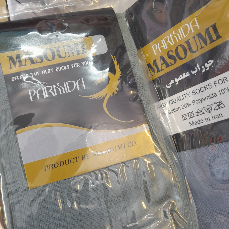 جوراب شیشه ای ایرانی اصل جوراب مردانه تابستانی جنس نازک اعلا