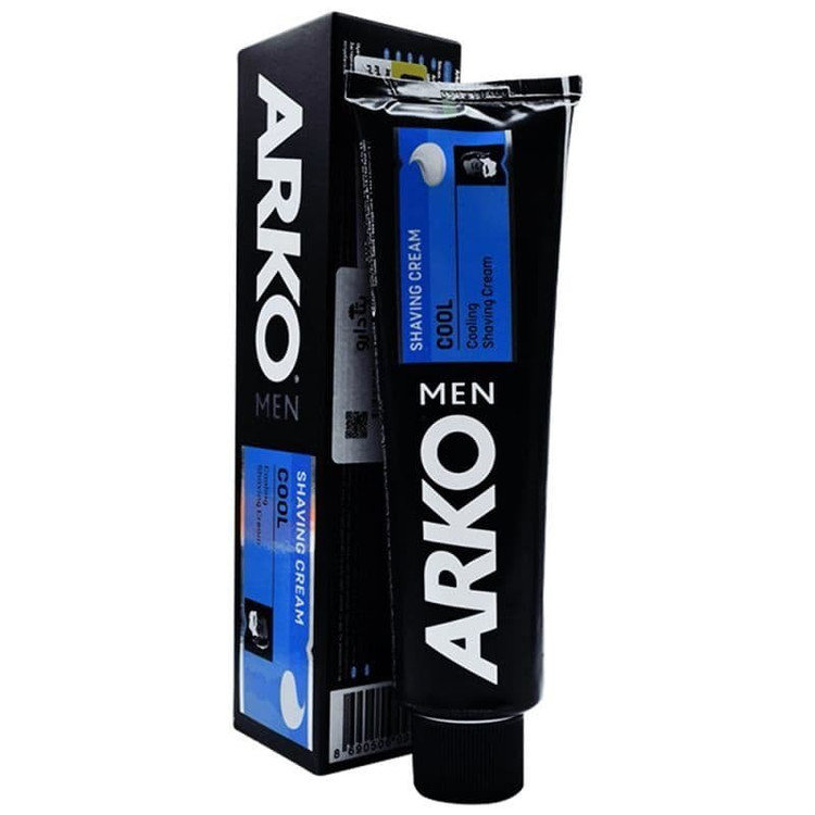 خمیر اصلاح آرکو من مدل کول 100 گرمArko Men Cool Shaving Cream 100 gr حاوی ویتامین E برای اصلاح آسان و سریع دارای عطر