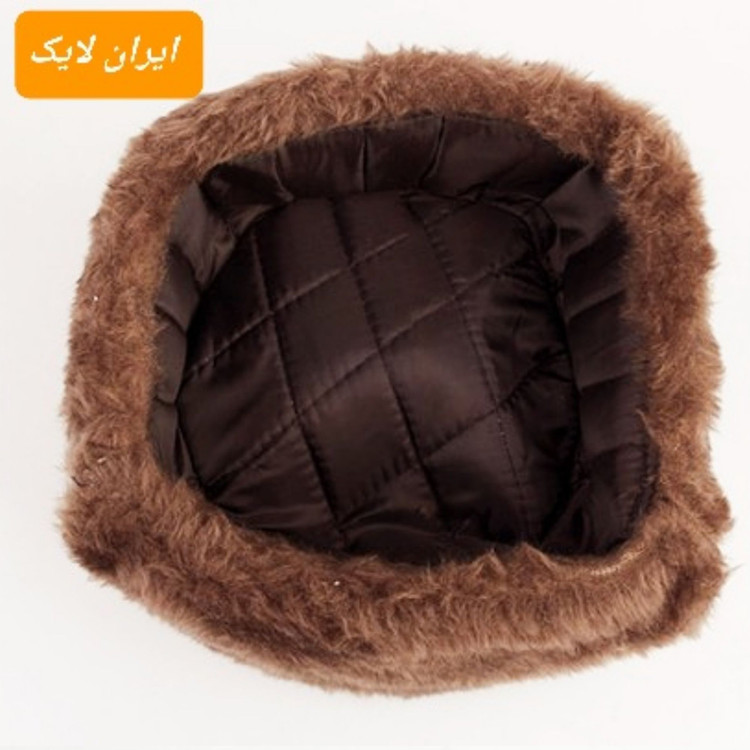 کلاه روسی مردانه کلاه خزدار مردانه کلاه زمستانی روسی خز مصنوعی
