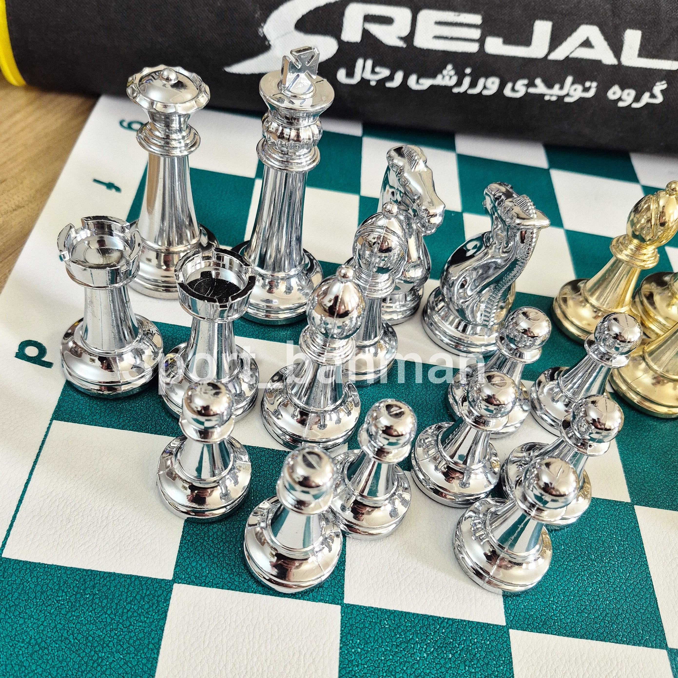 شطرنج لوکس رجال قوطی استوانه ای