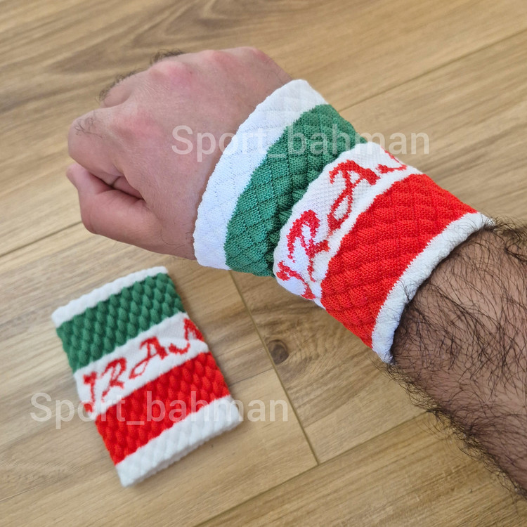 مچ بند حوله ای ورزشی ایران (بسته 2 عددی)
