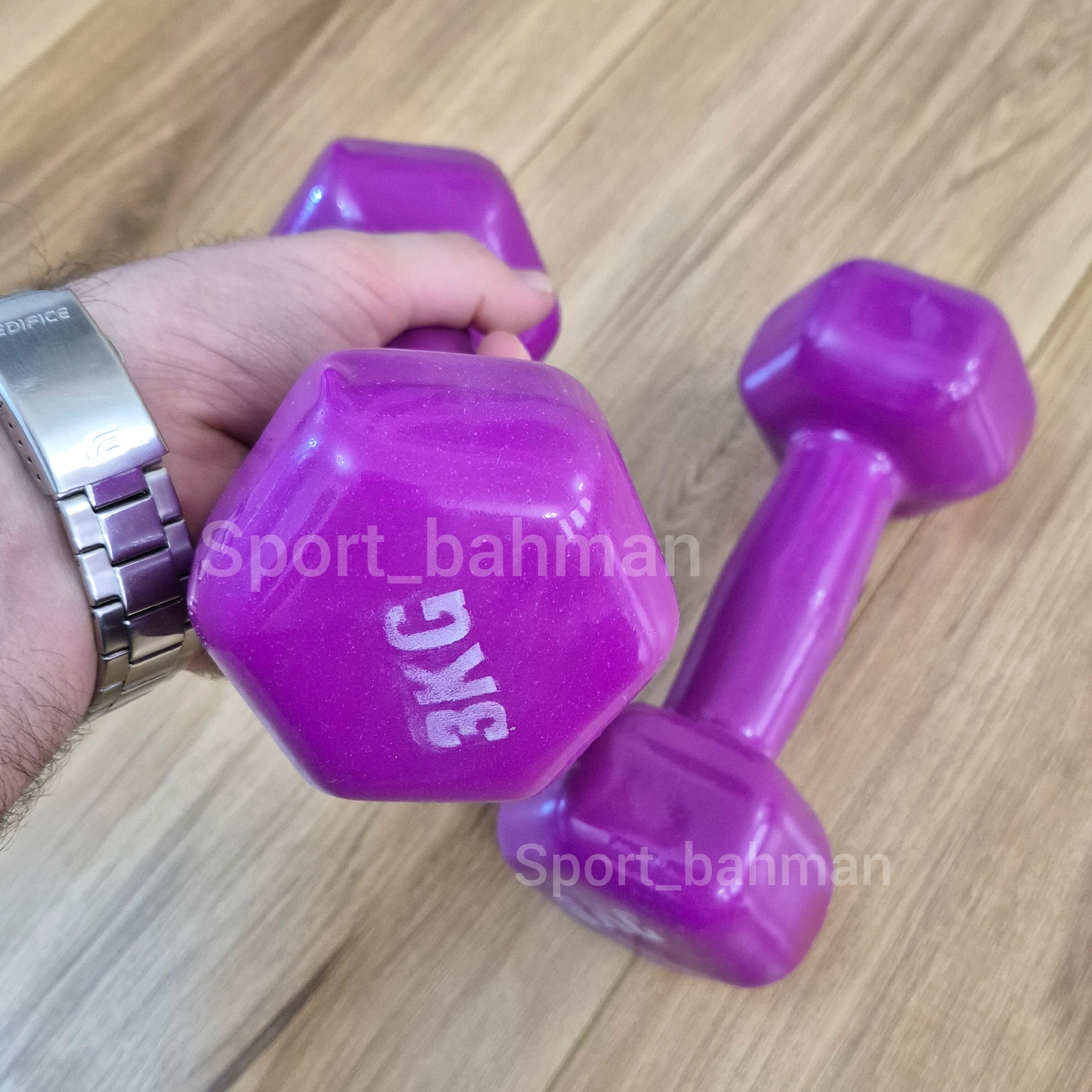 دمبل 3 کیلو دمبل بانوان 3 کیلویی (جفتی)