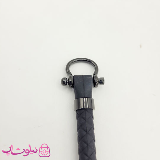دستبند امگا رابر مشکی قفل مشکی مردانه زنانه کیفیت مستر کد 1400