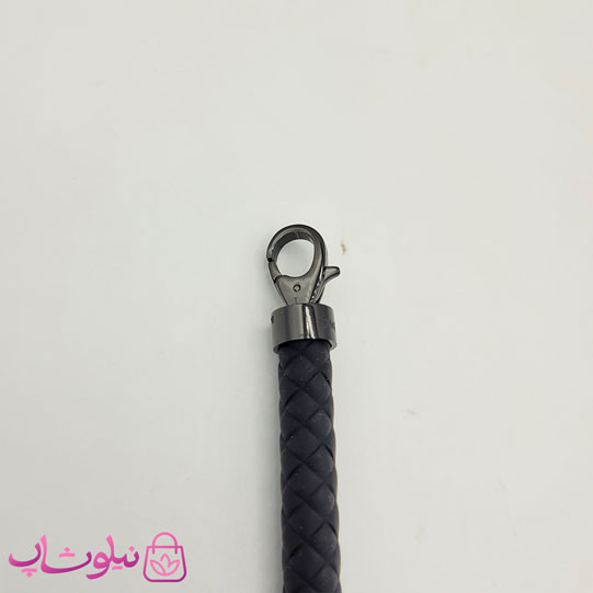 دستبند امگا رابر مشکی قفل مشکی مردانه زنانه کیفیت مستر کد 1400