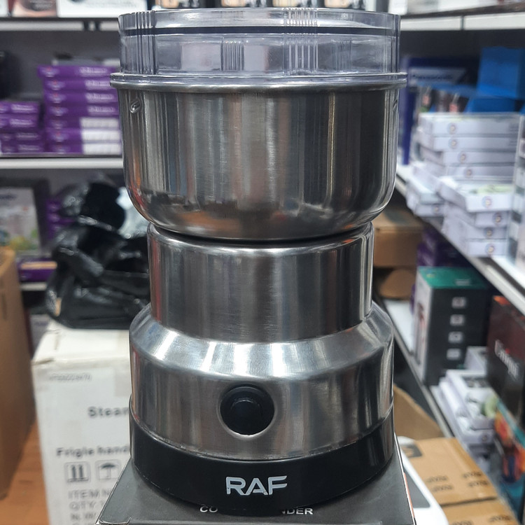 آسیاب قهوه و خشکبار رافRAF مدل R.7113 چهار تیغه 300 وات