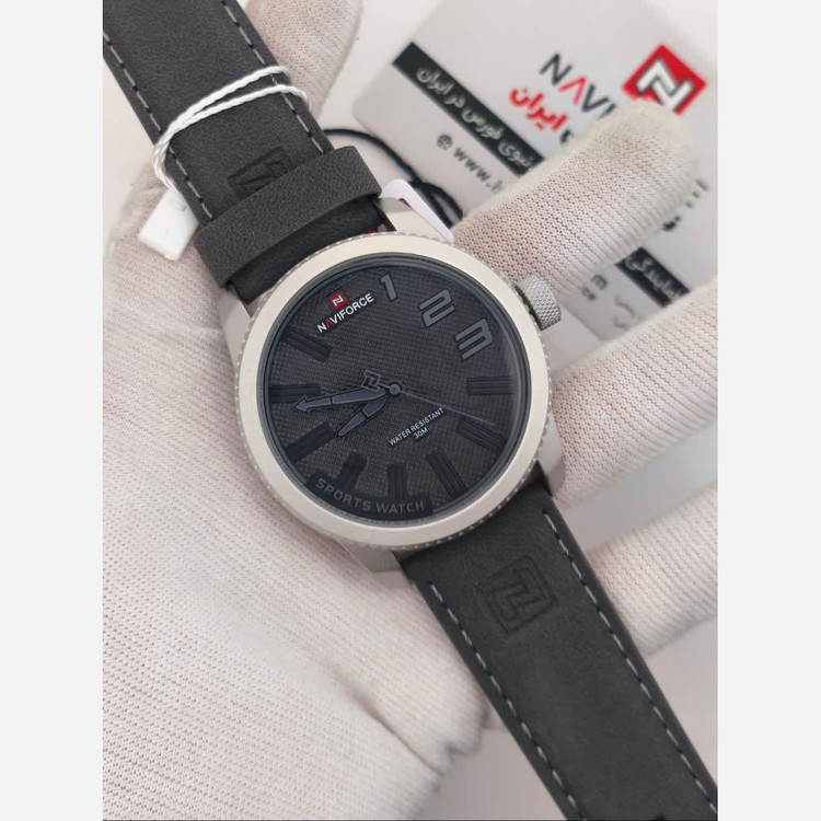 ساعت مچی مردانه نیوی فورس NAVIFORCE مدل nf9092 ژاپنی بند مشکی