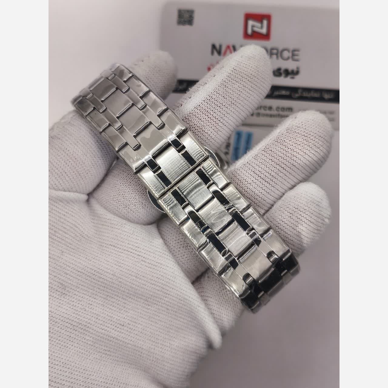 ساعت مچی مردانه نیوی فورس NAVIFORCE مدل Nf9230 ژاپنی صفحه سبز