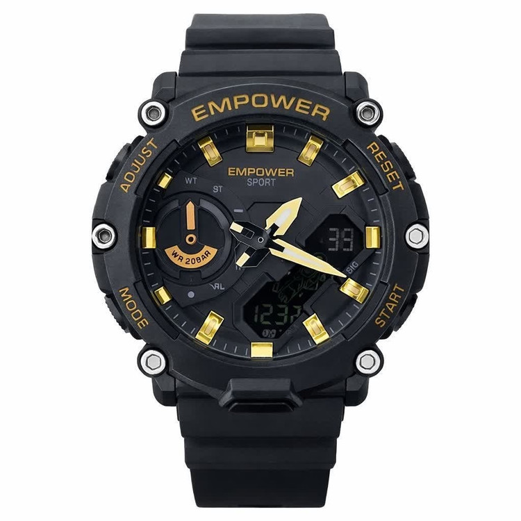 ساعت مچی مردانه عقربه ای و دیجیتال امپاور EMPOWER مدل19 مشکی