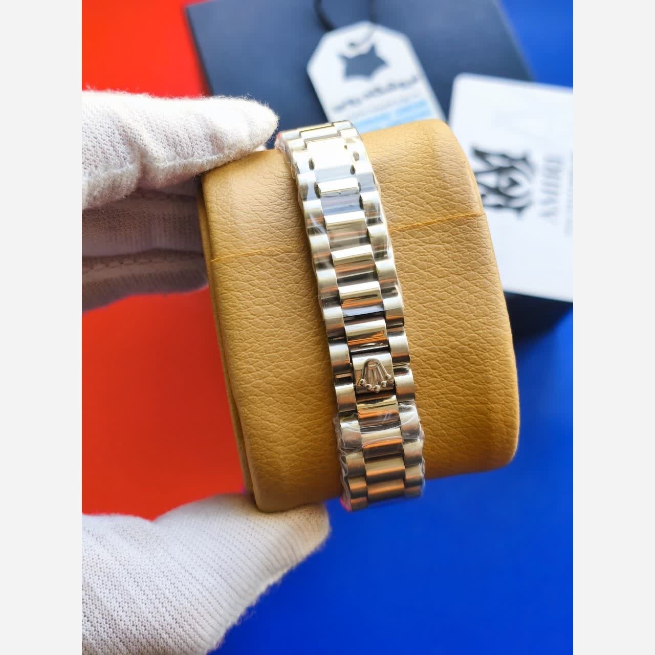 ساعت مچی زنانه رولکس ROLEX دو تقویمه فول مشکی