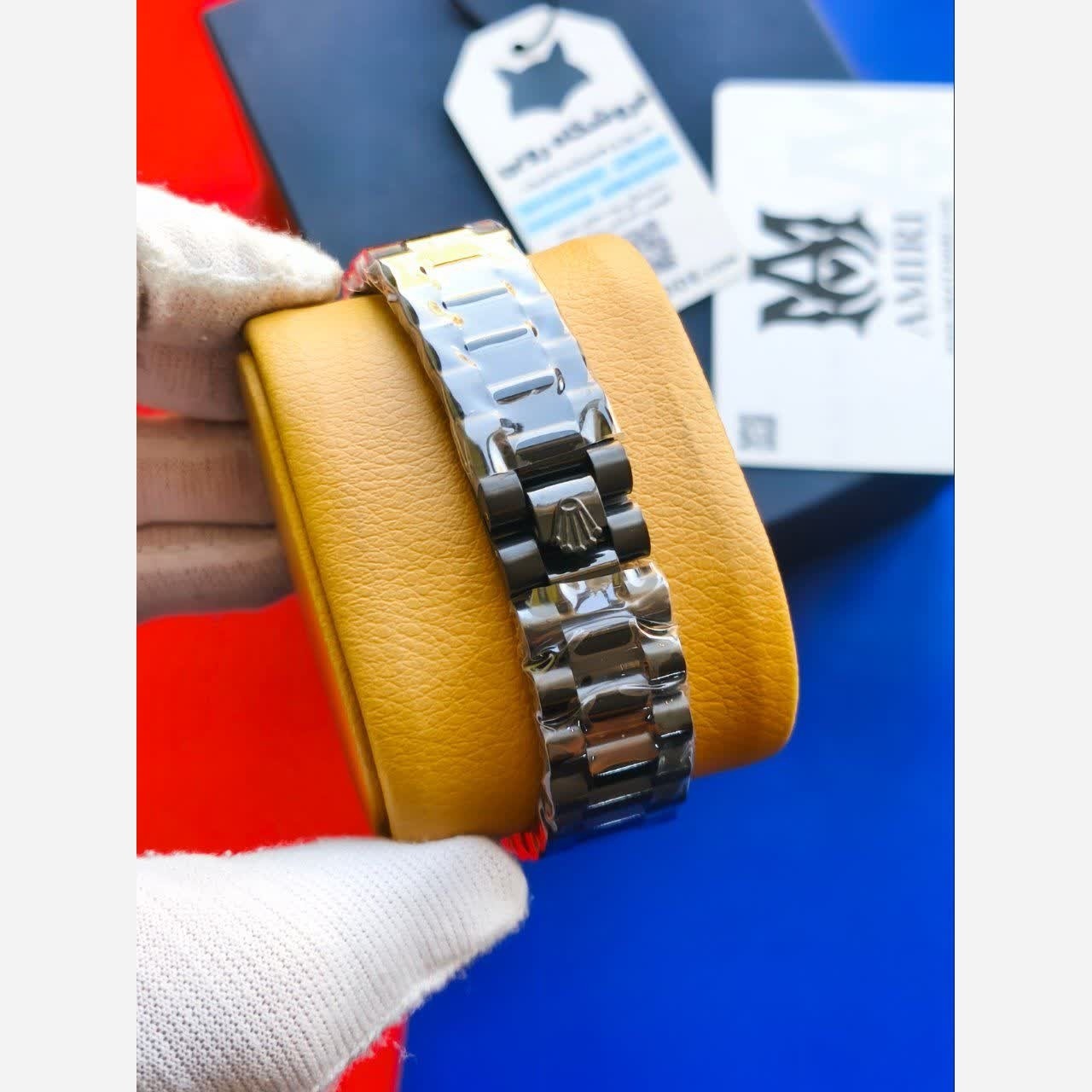 ساعت مچی مردانه رولکس ROLEX دو تقویمه فول مشکی