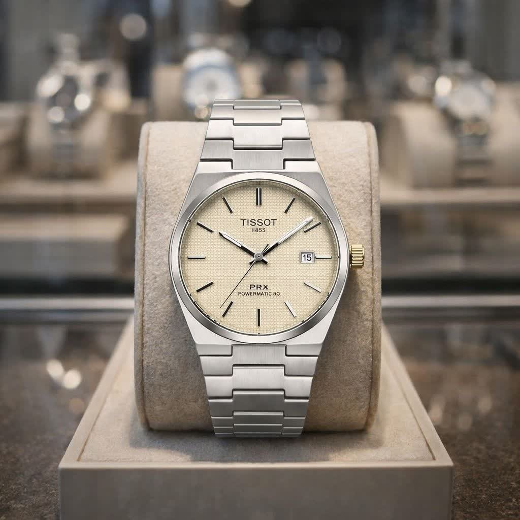 ساعت مچی عقربه ای مردانه تیسوت TISSOT صفحه سفید