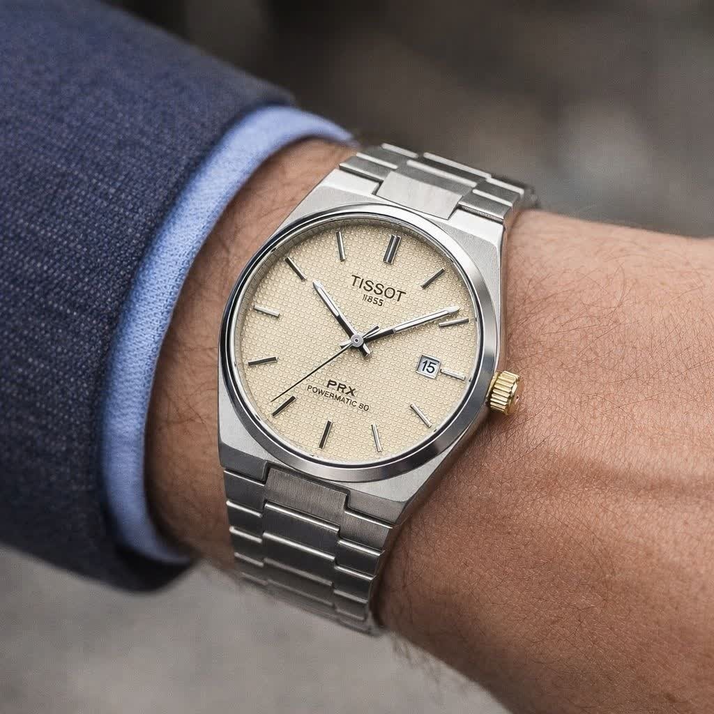 ساعت مچی عقربه ای مردانه تیسوت TISSOT صفحه سفید