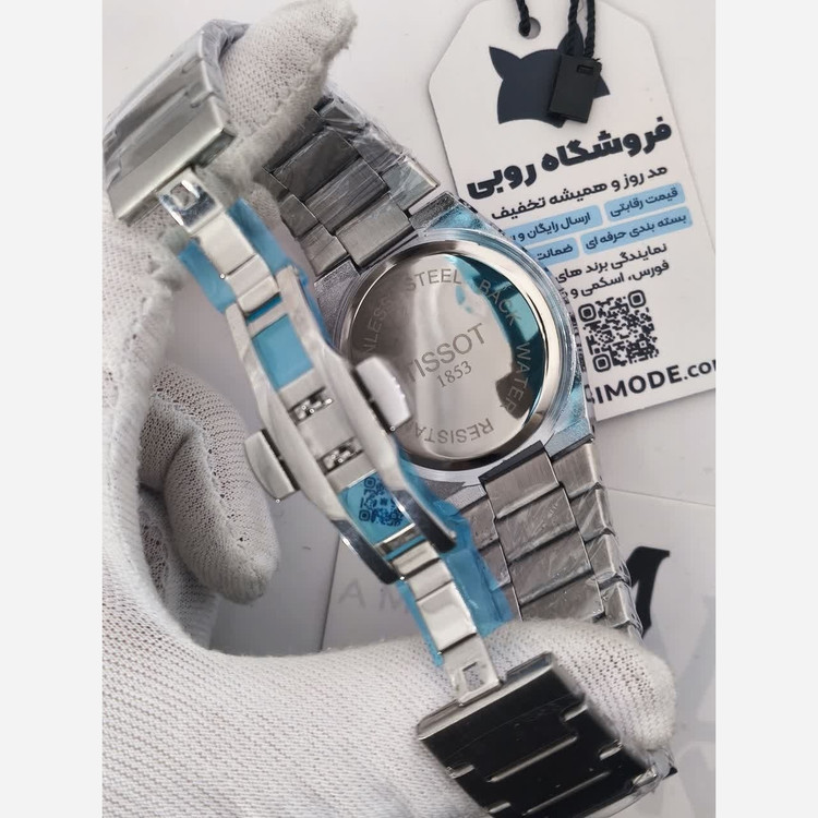 ساعت مچی عقربه ای مردانه تیسوت TISSOT صفحه مشکی