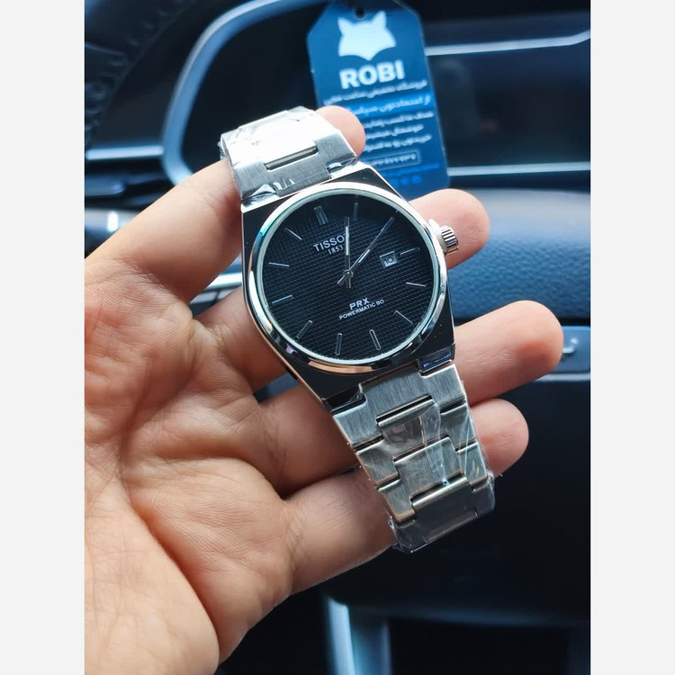 ساعت مچی عقربه ای مردانه تیسوت TISSOT صفحه مشکی