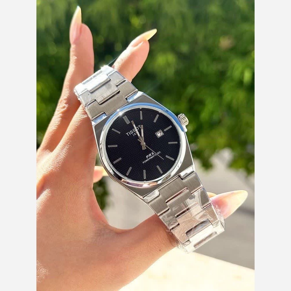ساعت مچی عقربه ای مردانه تیسوت TISSOT صفحه مشکی