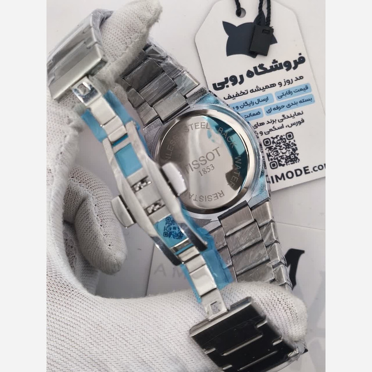 ساعت مچی عقربه ای مردانه تیسوت TISSOT صفحه سرمه ای