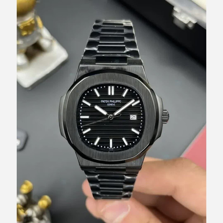 ساعت مچی عقربه ای مردانه پتک فیلیپ PATEKPHILIPPE فول مشکی