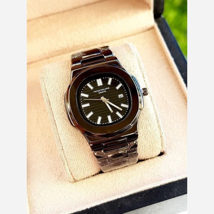 ساعت مچی عقربه ای مردانه پتک فیلیپ PATEKPHILIPPE فول مشکی