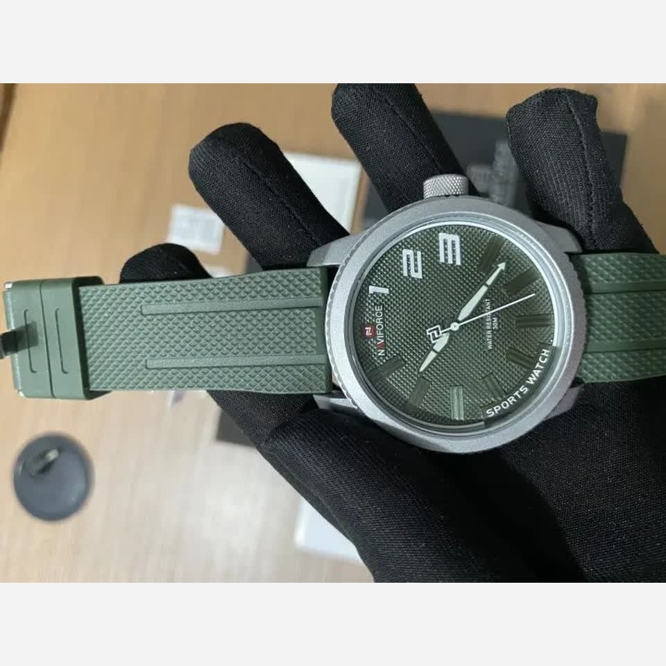 ساعت مچی مردانه نیوی فورس NAVIFORCE مدل Nf9202 ژاپن - سبز