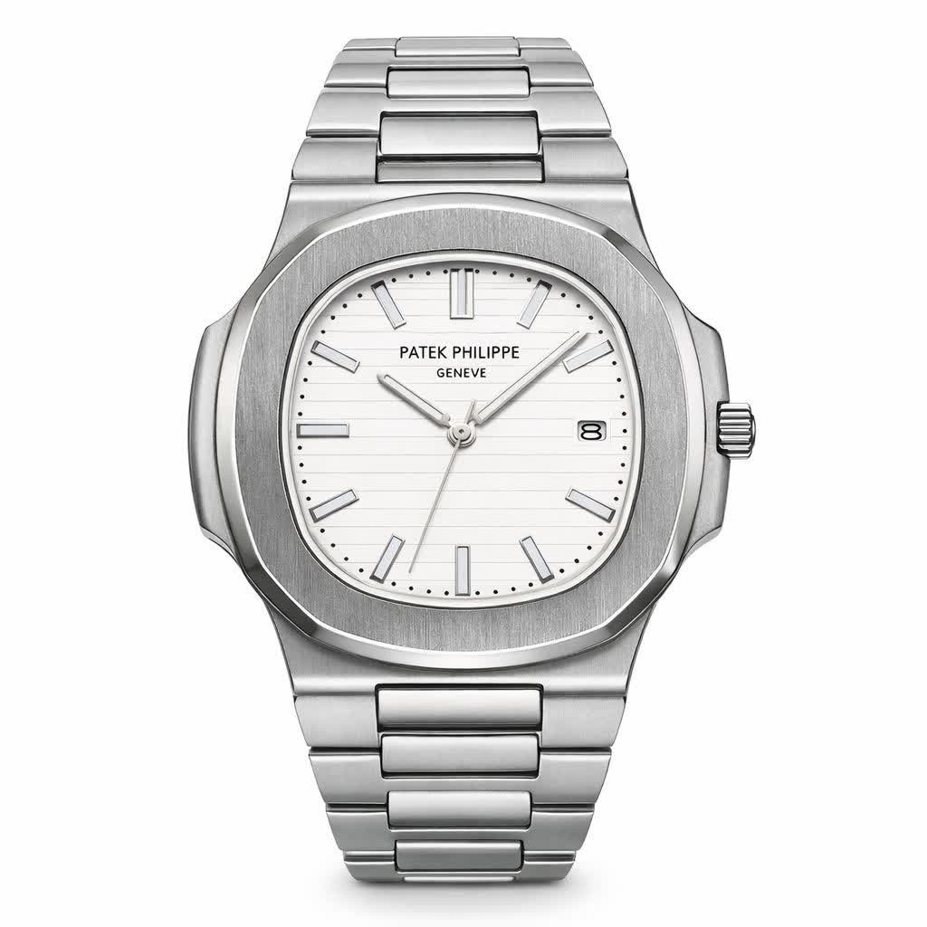 ساعت مچی عقربه ای مردانه پتک فیلیپ PATEK PHILPPE قفل مخفی صفحه سفید