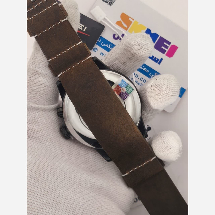 ساعت مچی مردانه اسکمی مدل 2333 SKMEI موتور سیکو ژاپنی قهوه ای