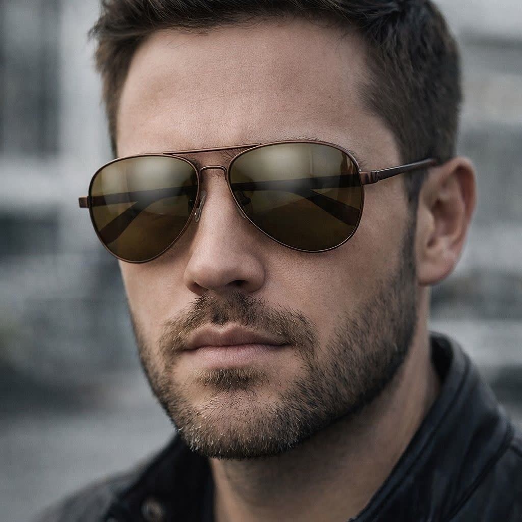 عینک آفتابی مردانه پرسول Persol پلاریزه مدل a10