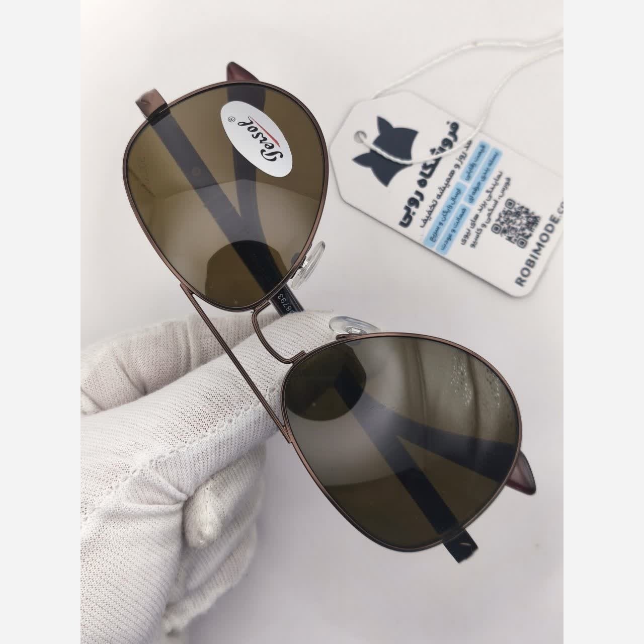 عینک آفتابی مردانه پرسول Persol پلاریزه مدل a10