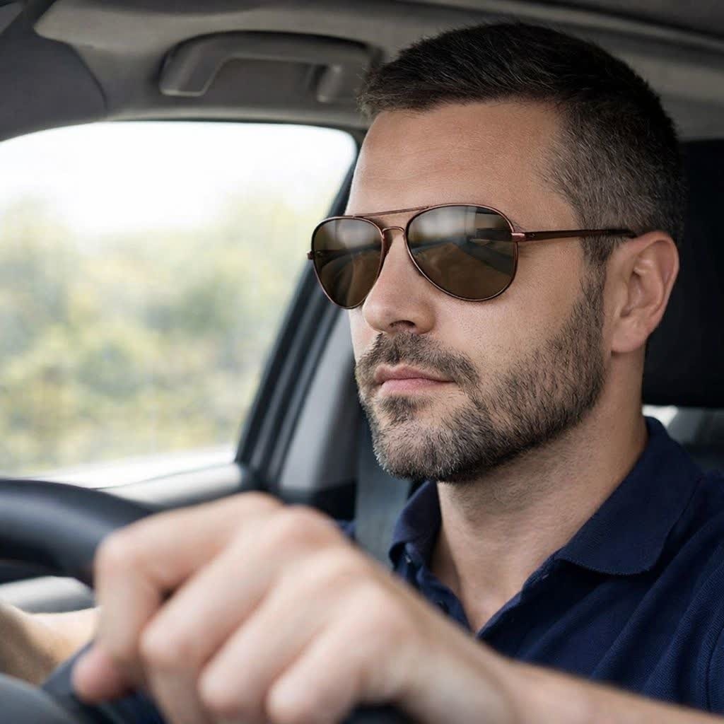 عینک آفتابی مردانه پرسول Persol پلاریزه مدل a10
