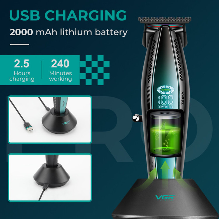 ماشین اصلاح موی سر و صورت وی جی ار مدل V-992